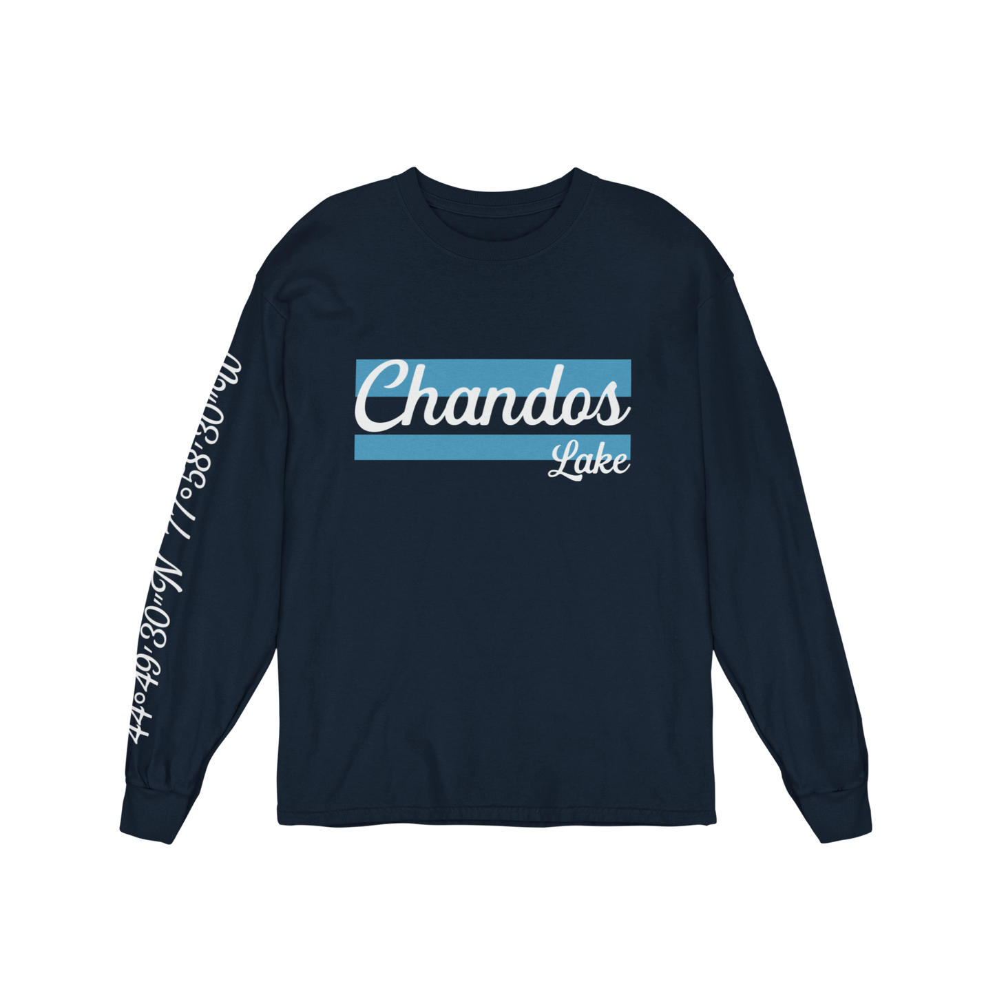 Chandos Lake 2023 Adult Crewneck Script Lettering