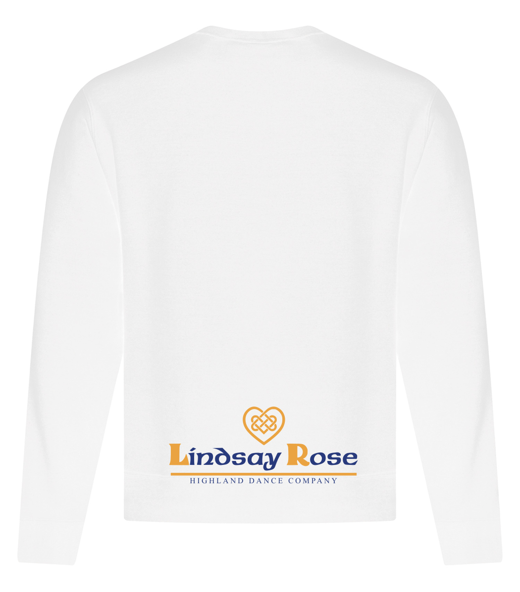 Lindsay Rose Dance Company Adult Crewneck - Lower Back Design