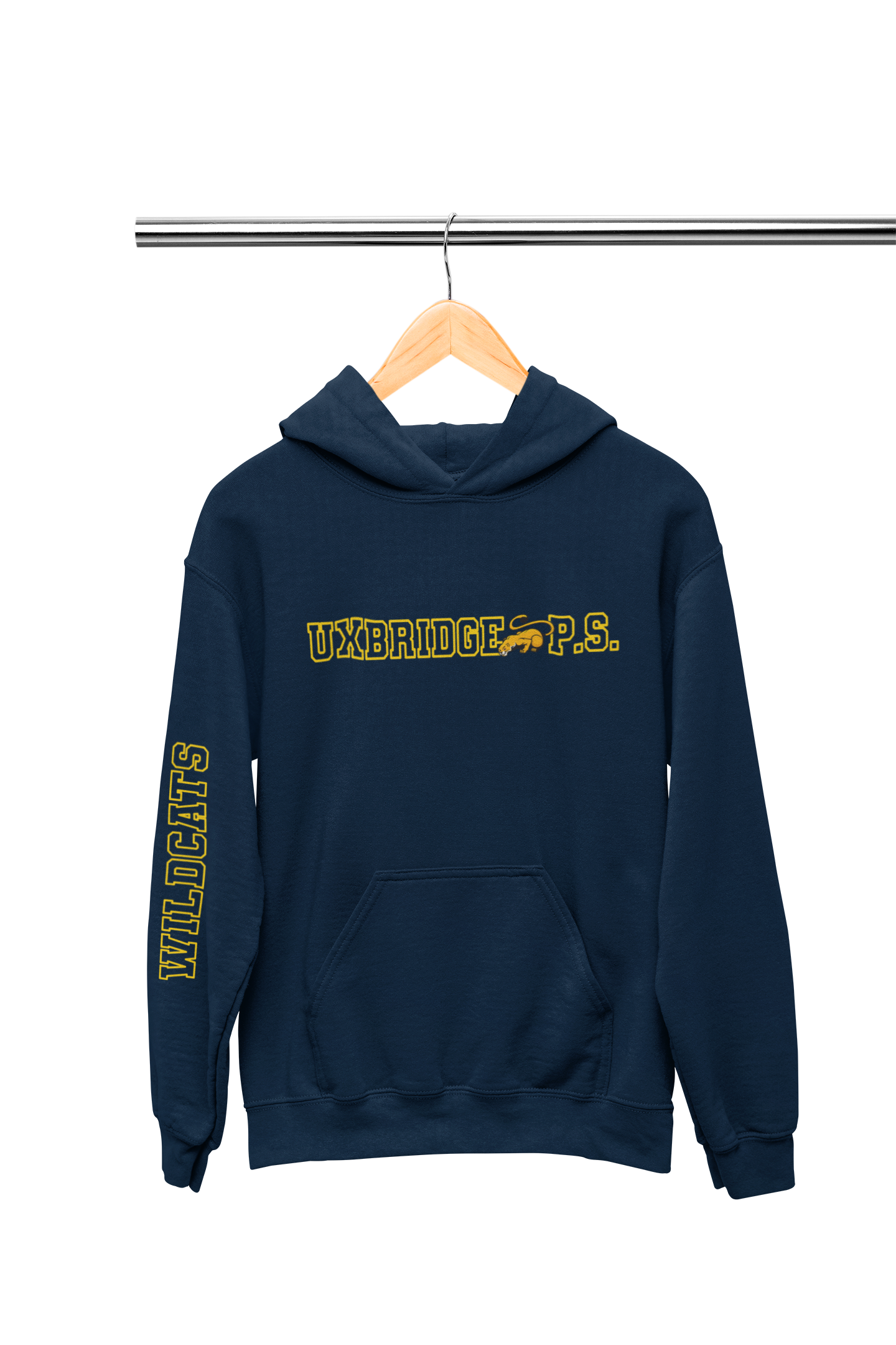 Uxbridge Public School Adult Hoodie - Varsity Design