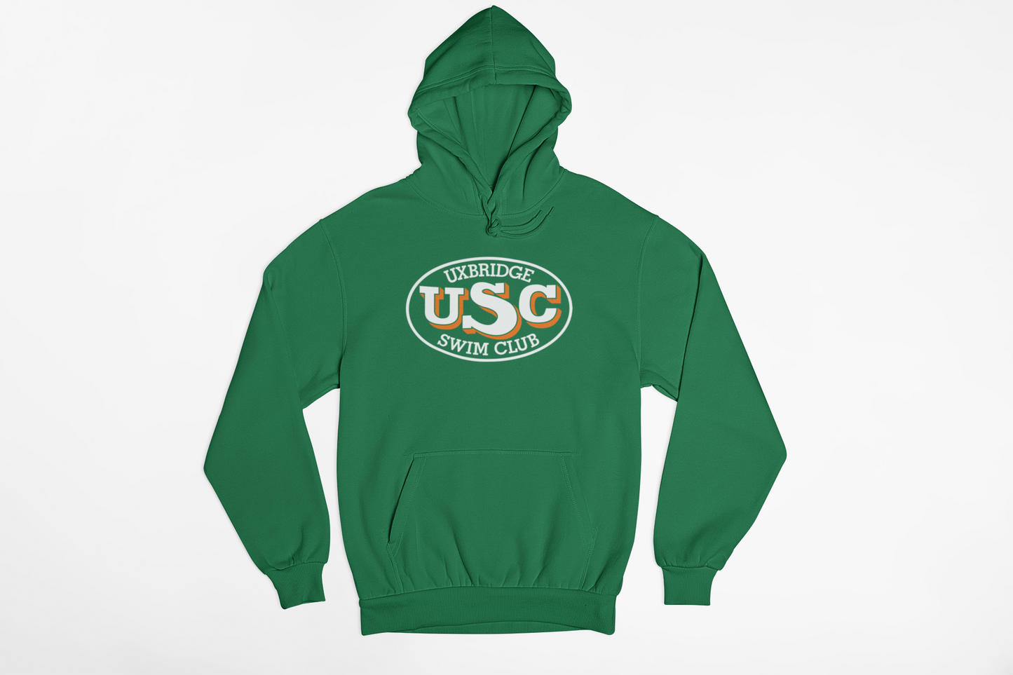 Uxbridge Swim Club Adult Hoodie Large Logo