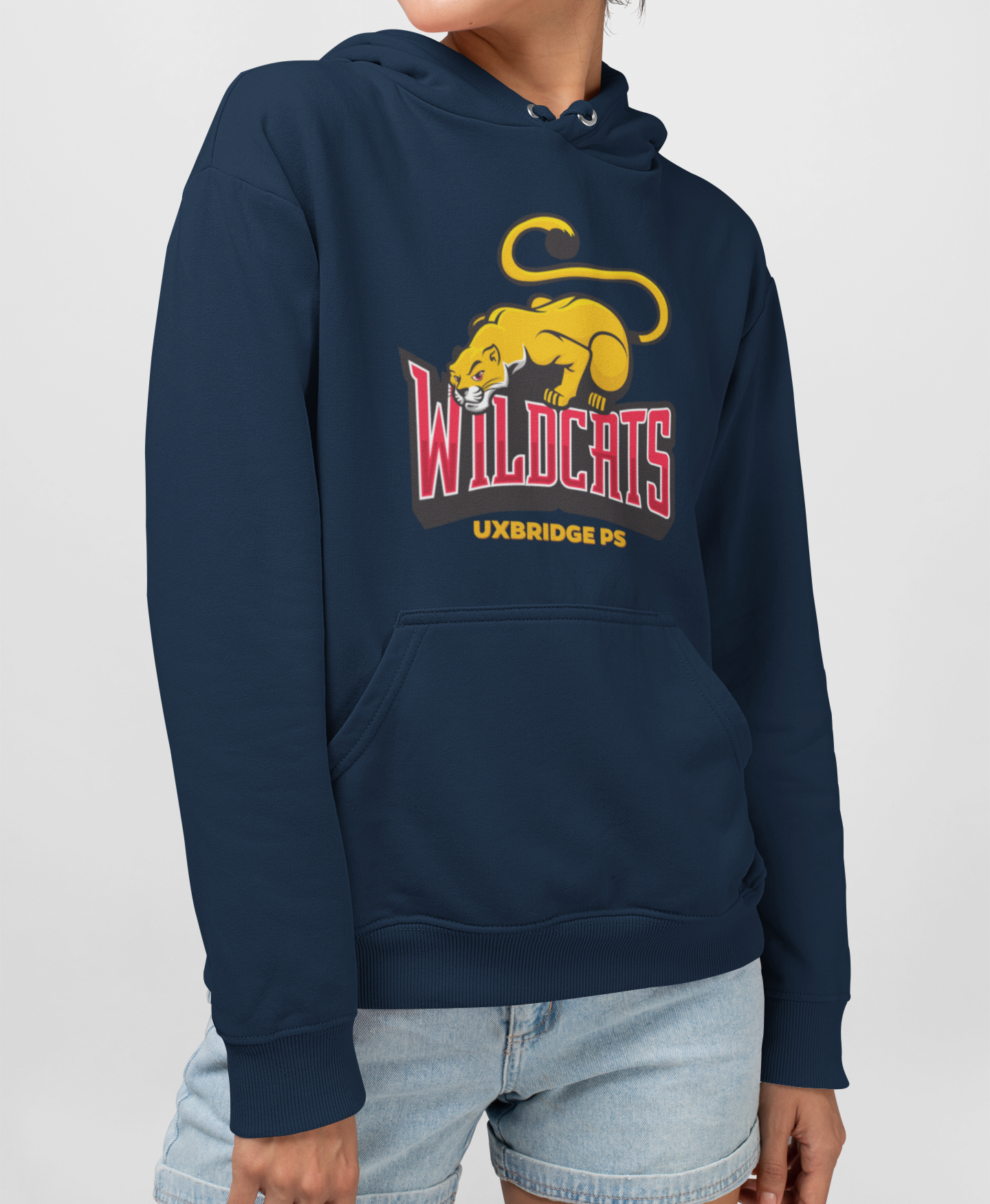 Uxbridge Public School Adult Hoodie - Full Front Design