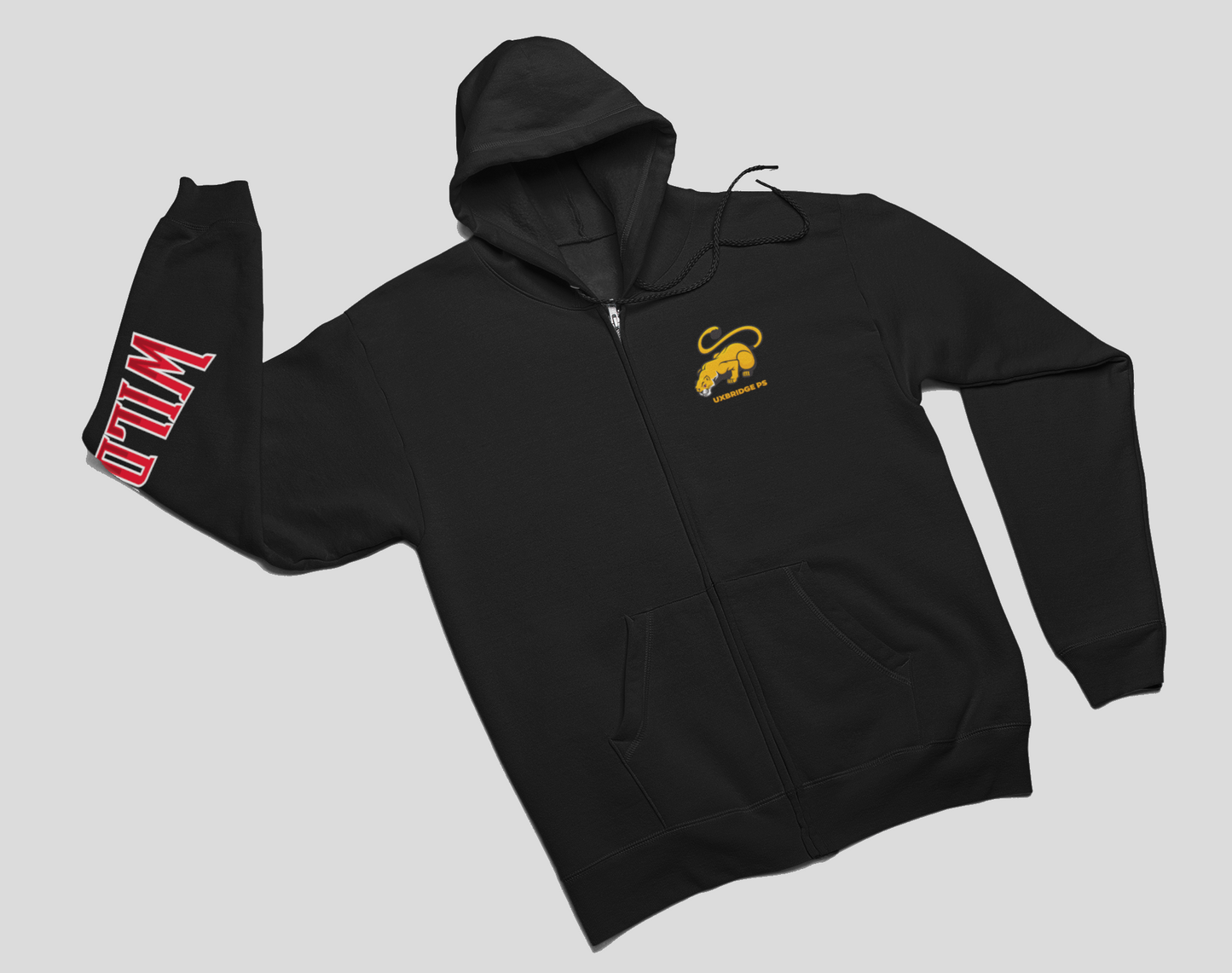 Uxbridge Public School Youth Full Zip Hoodie