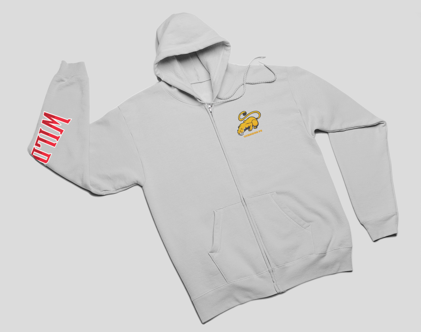 Uxbridge Public School Youth Full Zip Hoodie