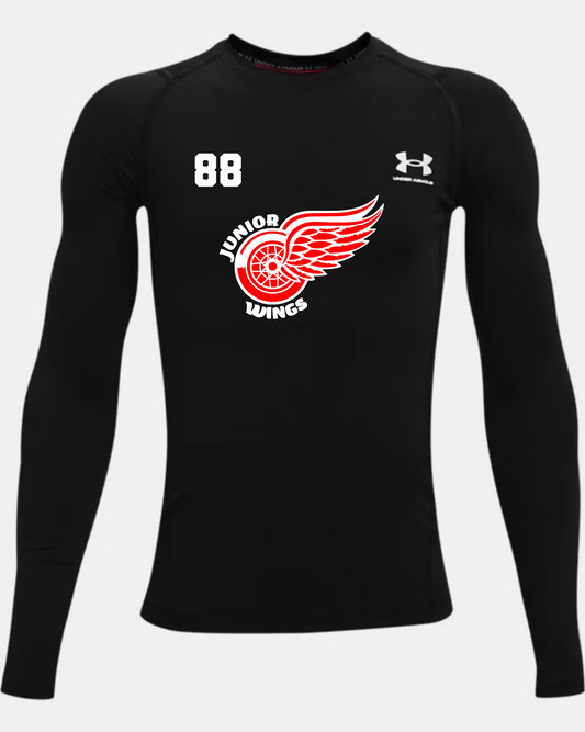 Junior Wings Boys UA Heat Gear Long Sleeve