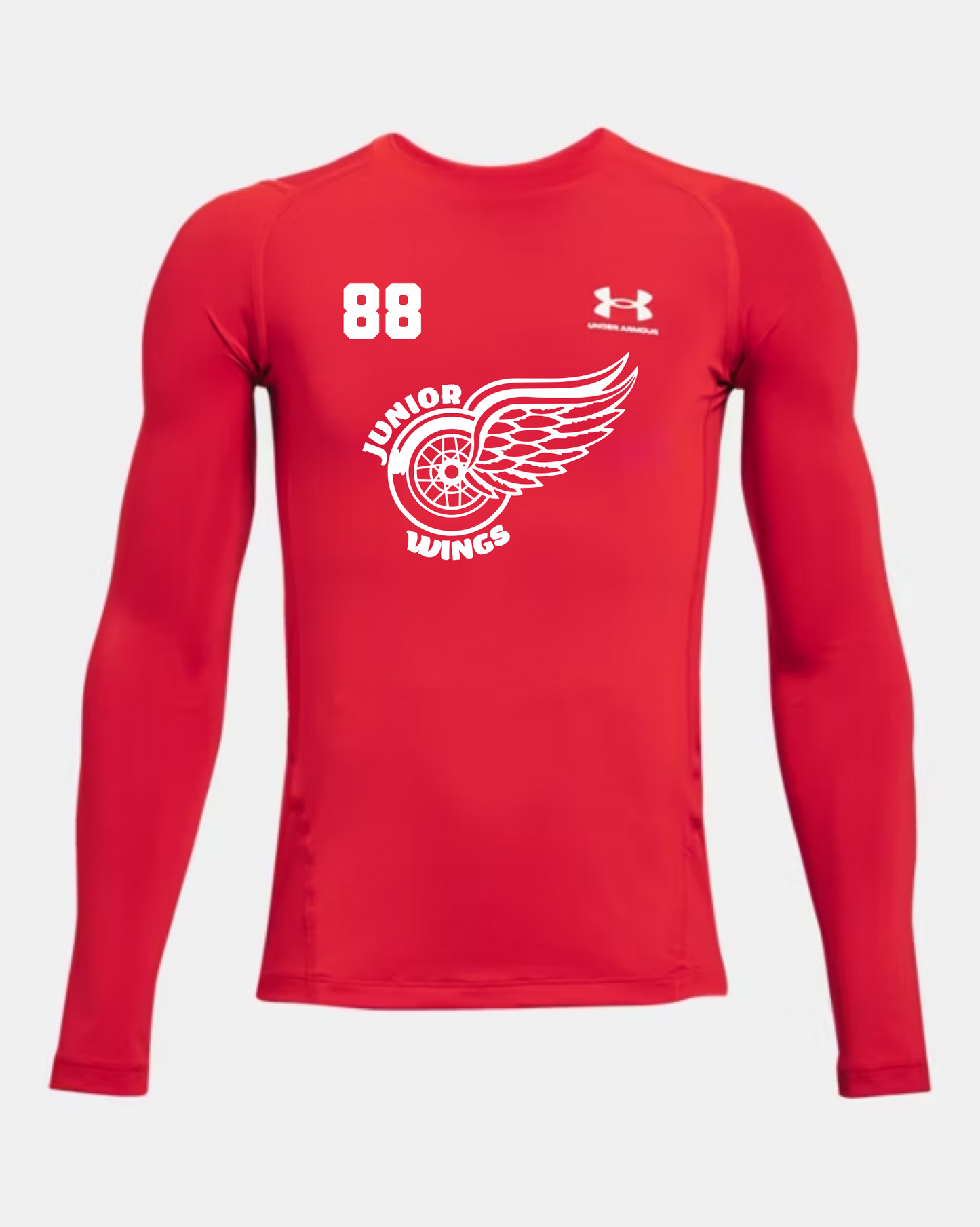 Junior Wings Boys UA Heat Gear Long Sleeve