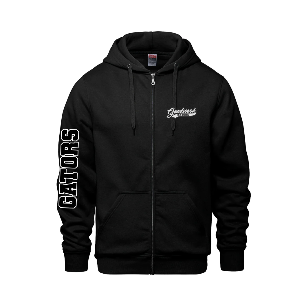 Goodwood Public School Youth Full Zip Hoodie w/Outline