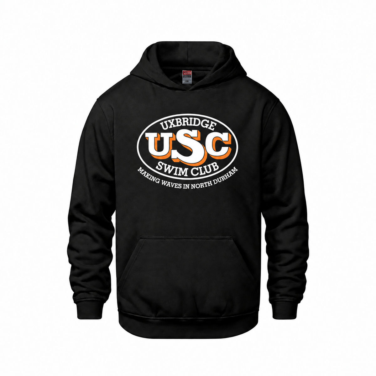 Uxbridge Swim Club Youth Hoodie - Making Waves
