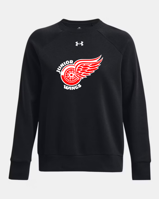 Junior Wings Ladies UA Rival Crewneck