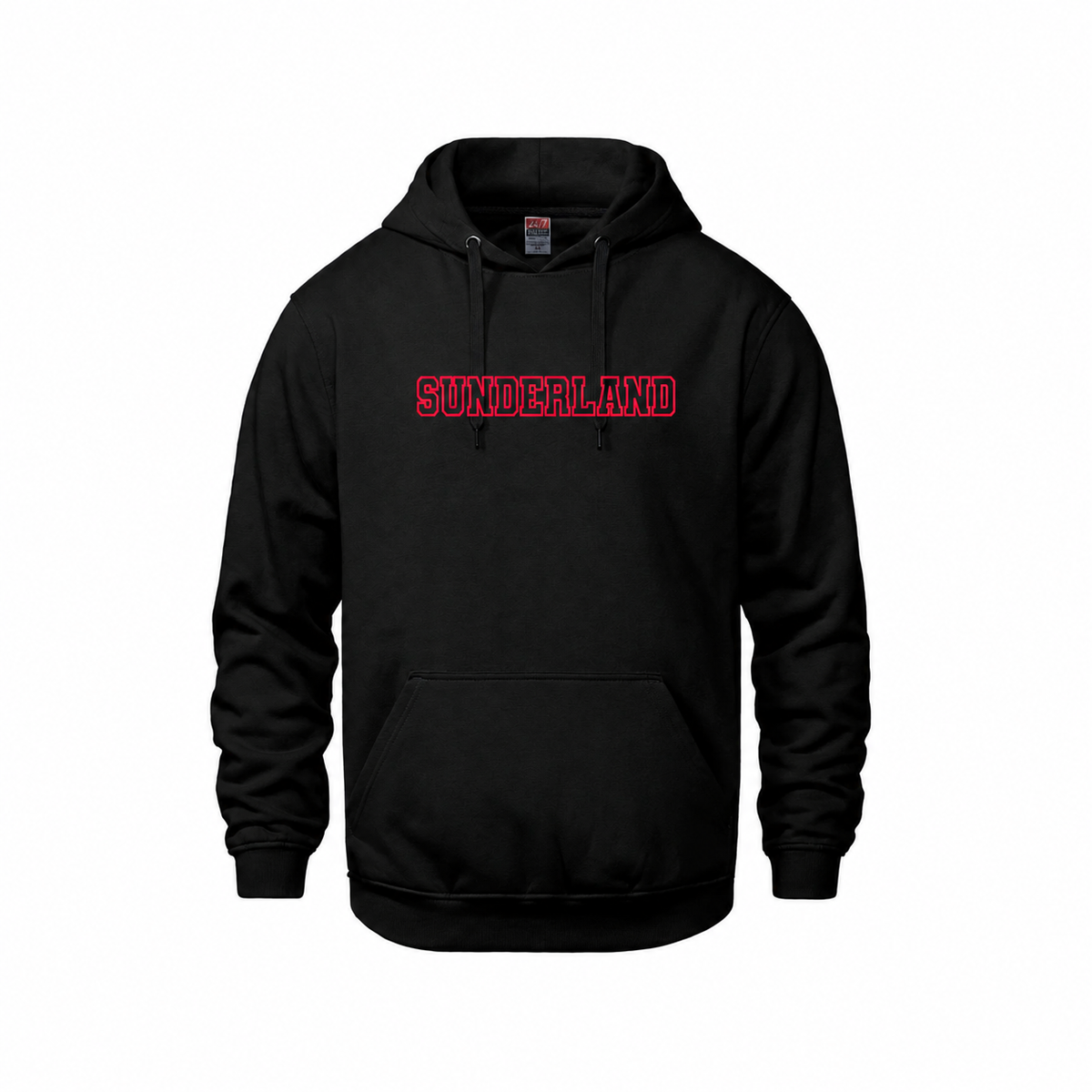 Adult Game Day hoodie with red SUNDERLAND chest lettering