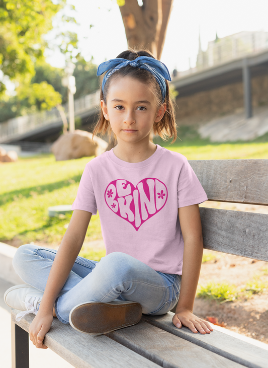 Be Kind Youth T-Shirt (Heart)