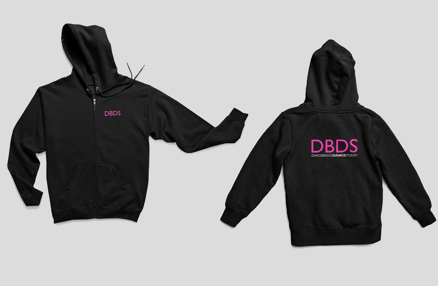 DBDS Adult Full-Zip Hoodie - Back Design